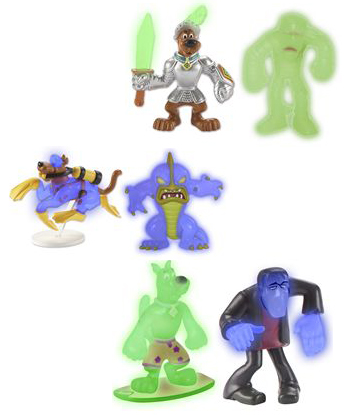 Glow in the Dark Scooby Doo Figures